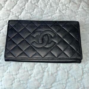 Wallet  Interlocking Lambskin Bi-Fold